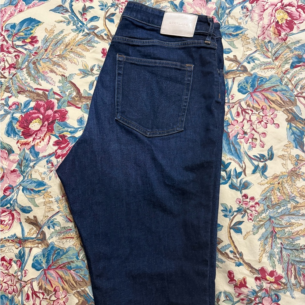 Everlane Women's Ankle & Cropped Jeans - Dark Blue